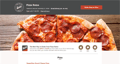 Desktop Screenshot of mypizzaroma.com