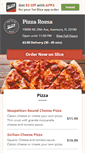 Mobile Screenshot of mypizzaroma.com